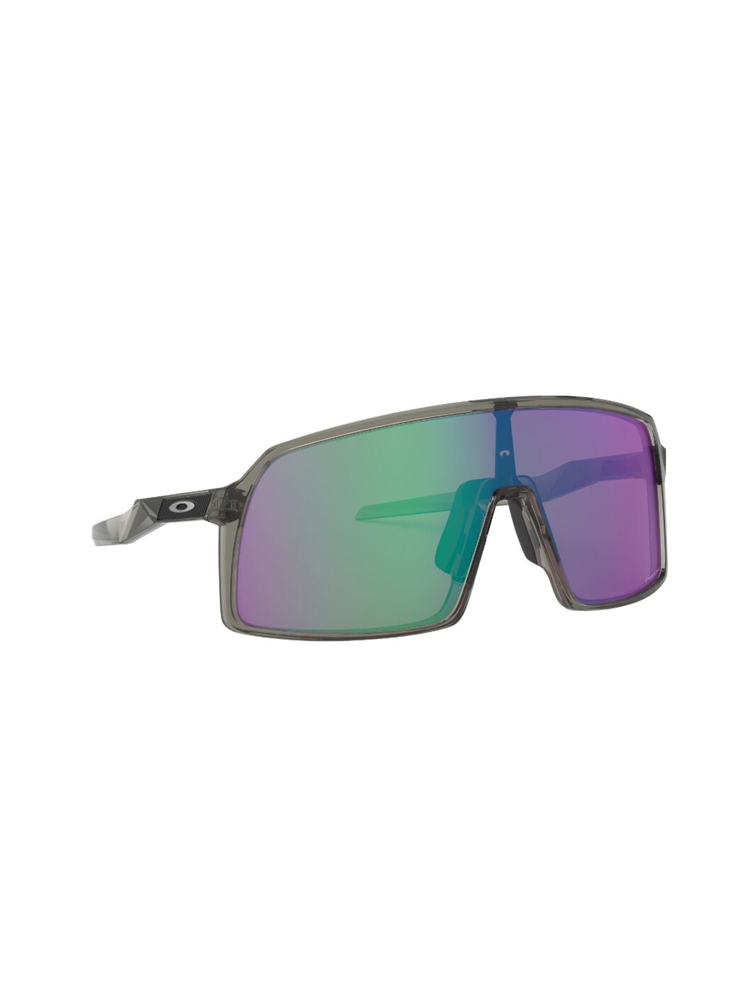 

OAKLEY Men UV Protected Green Lens Rectangle Sunglasses - 0OO940694061037, Grey