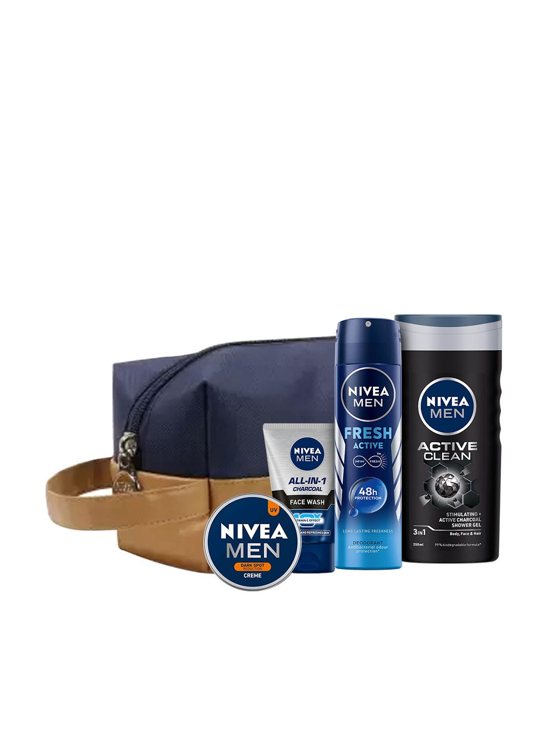 

Nivea Men Grooming Combo with Pouch, Navy blue
