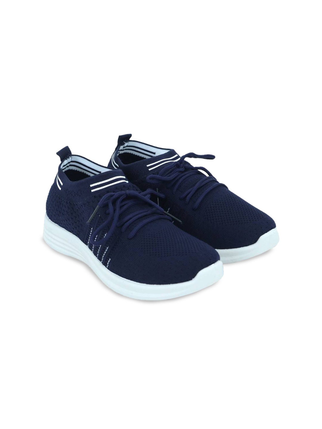 

KICKONN Women Woven Design Padded Basic Sneakers, Blue