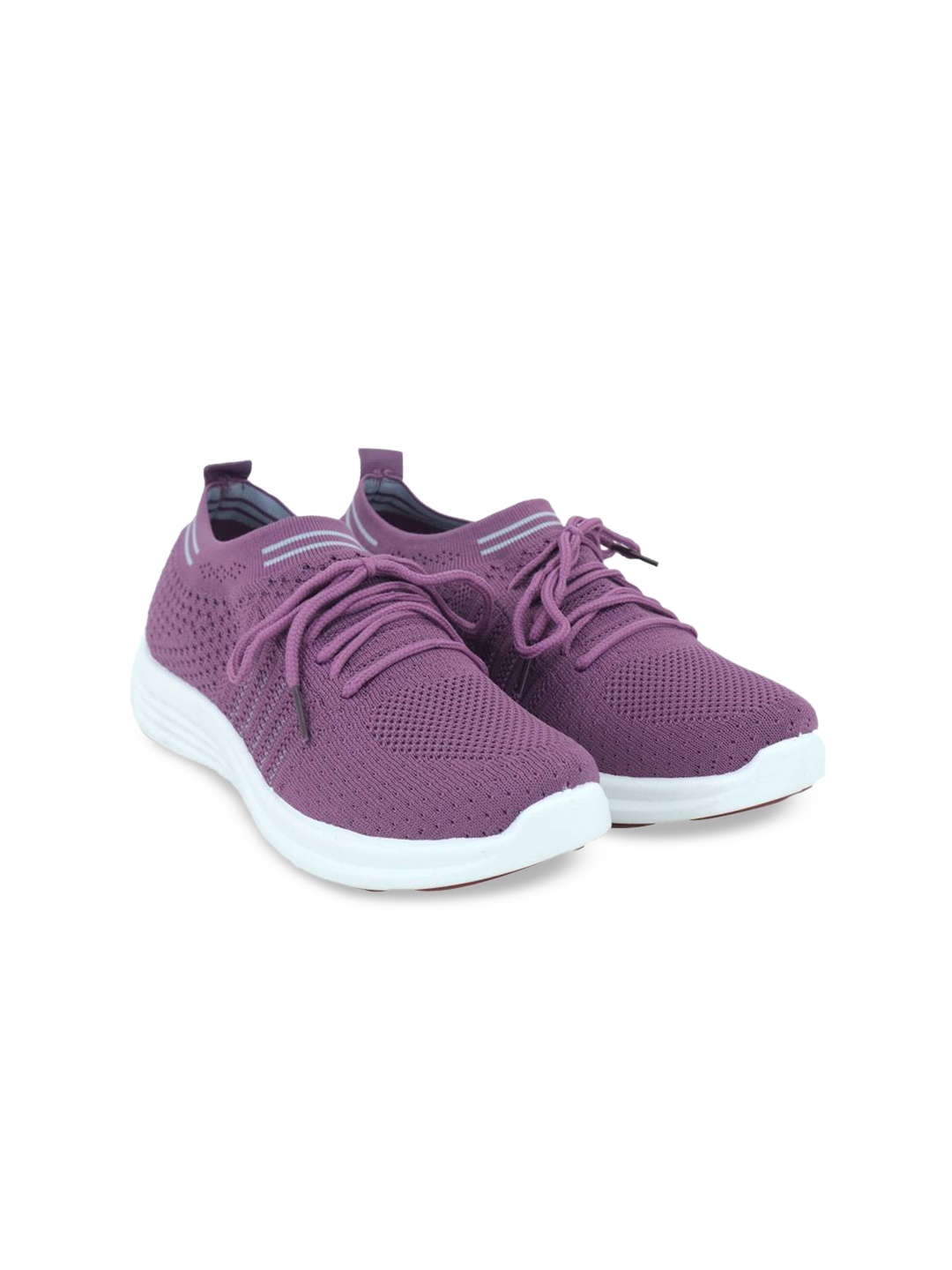 

KICKONN Women Woven Design Sneakers, Purple