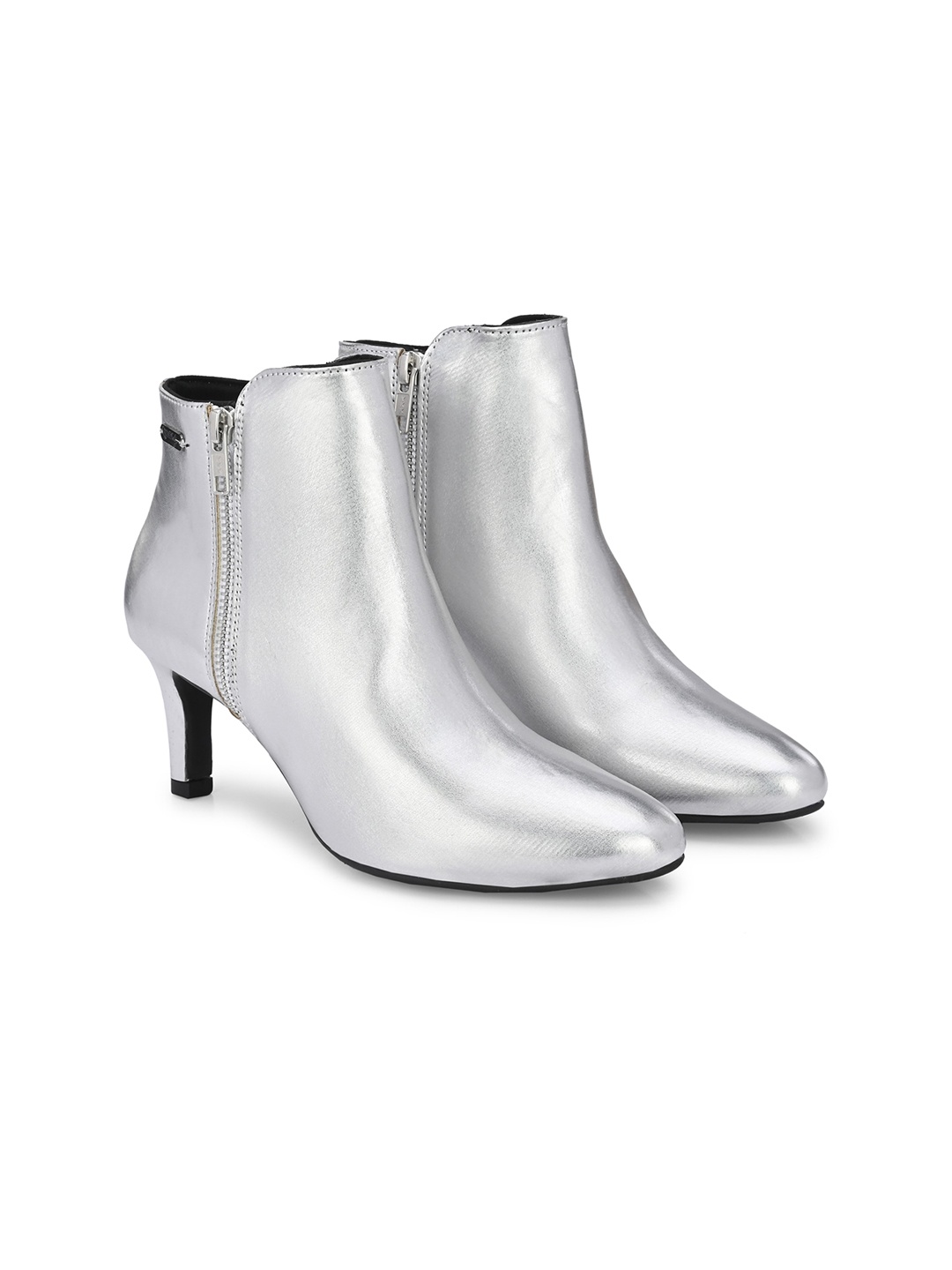 

Delize Women Chelsea Ankle Length Boots, Silver