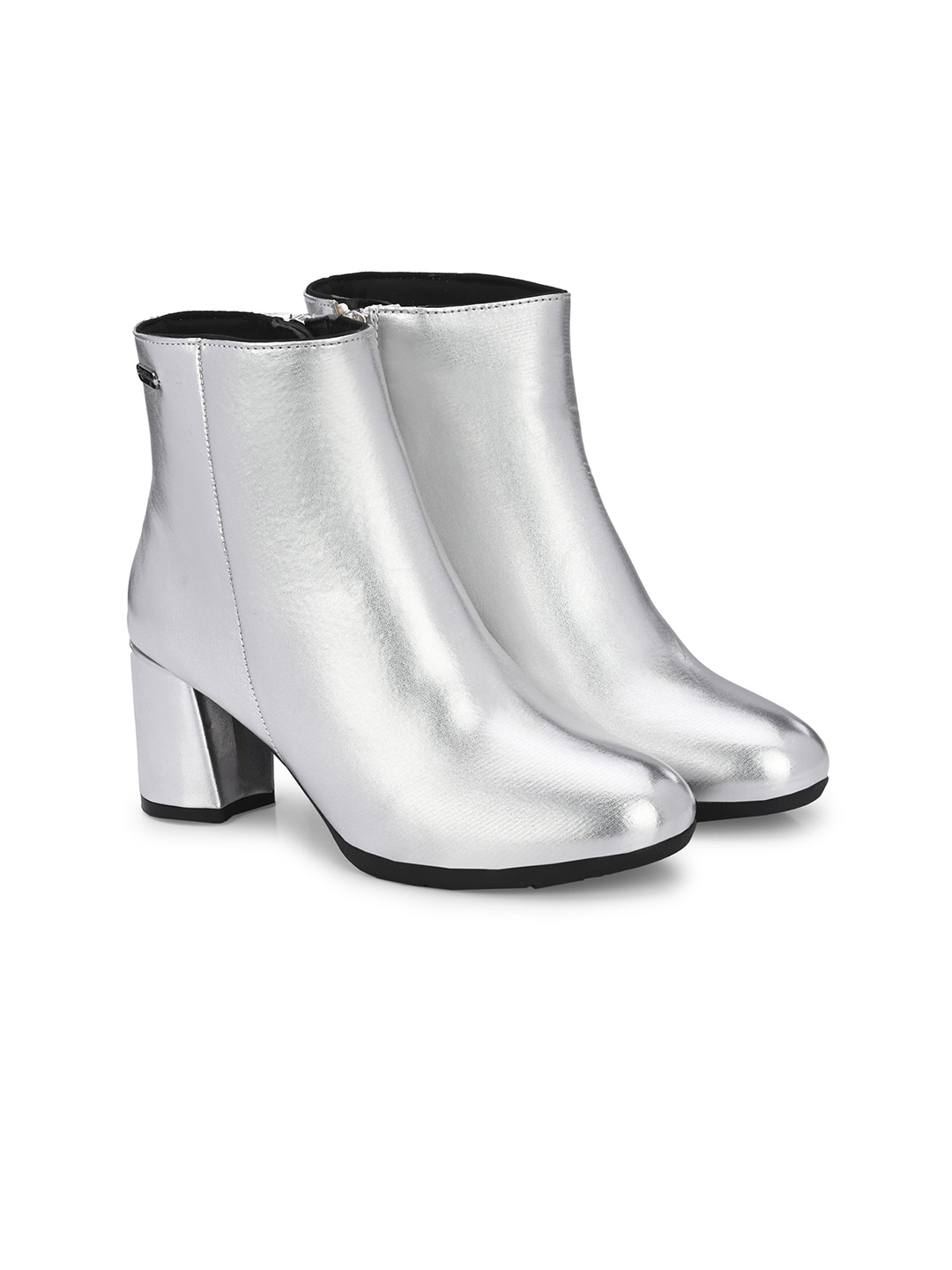 

Delize Women Chelsea Ankle Length Boots, Silver