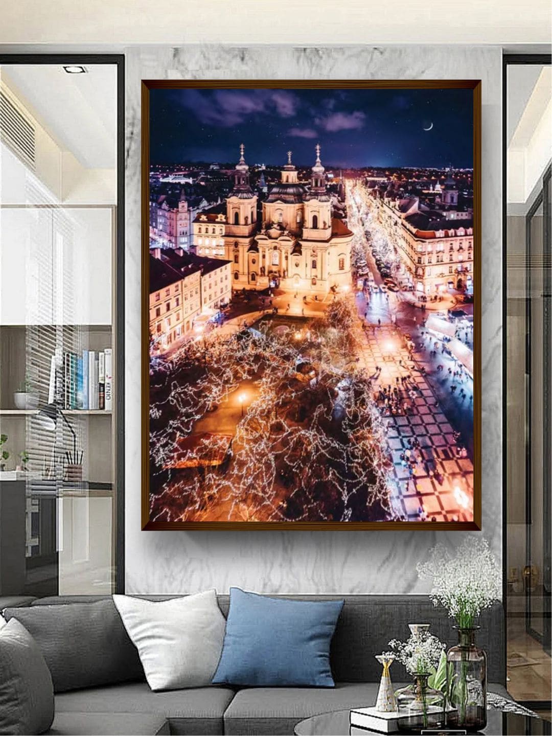 

The Art House Beige & Purple Landscape Photograph Wall Art