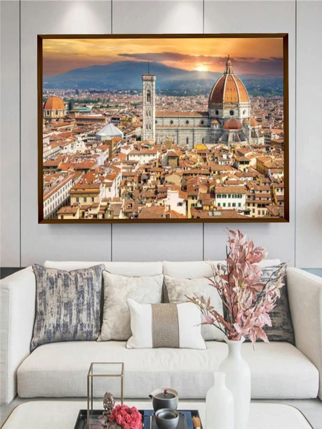 

The Art House Beige & Blue Photographs Printed Framed Wall Art