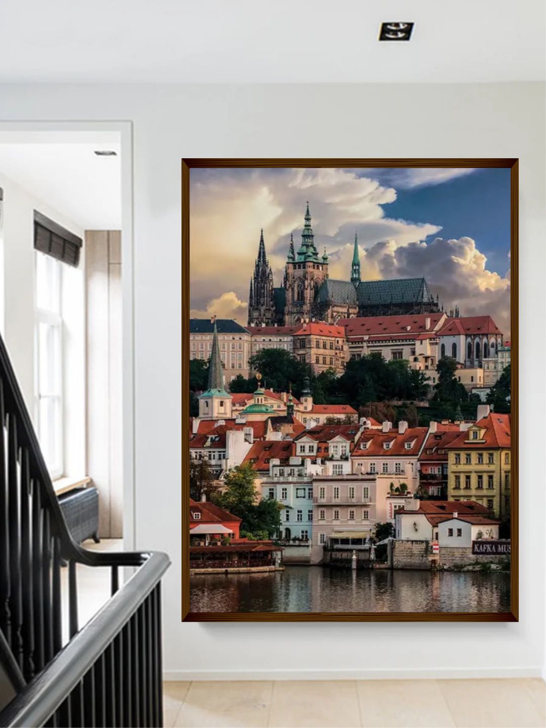 

The Art House Blue & Black Photograph Printed Framed Wall Art