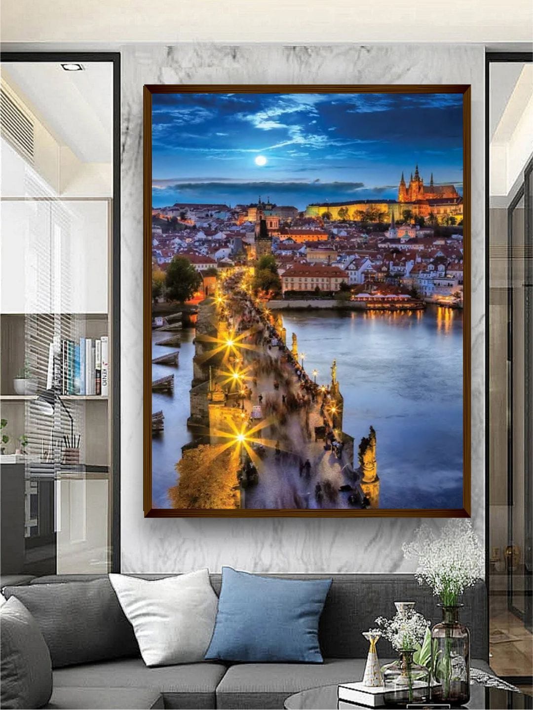 

The Art House Blue Photograph Printed Framed Wall Art