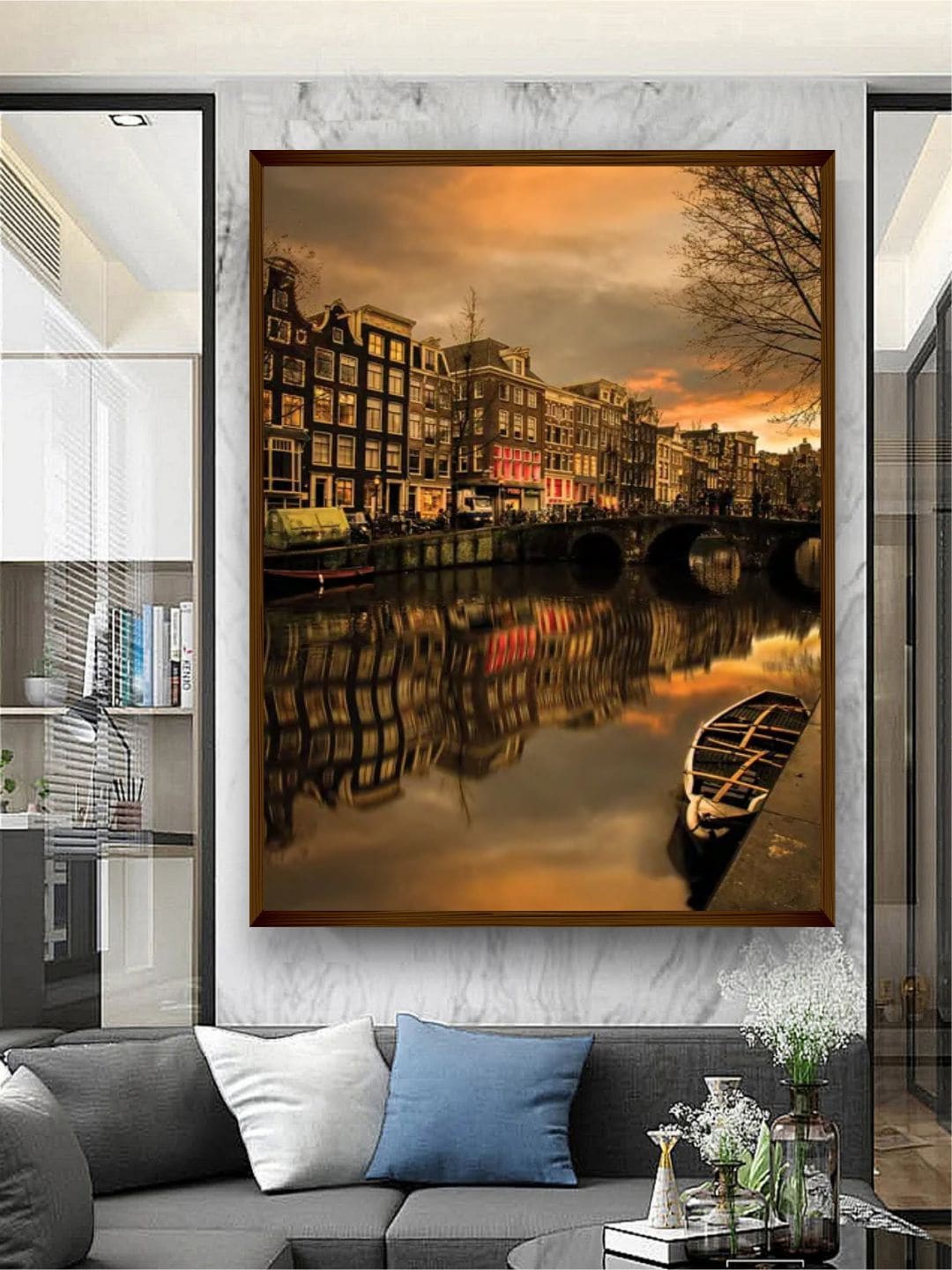 

The Art House Brown & Orange Photograph Printed Framed Wall Art