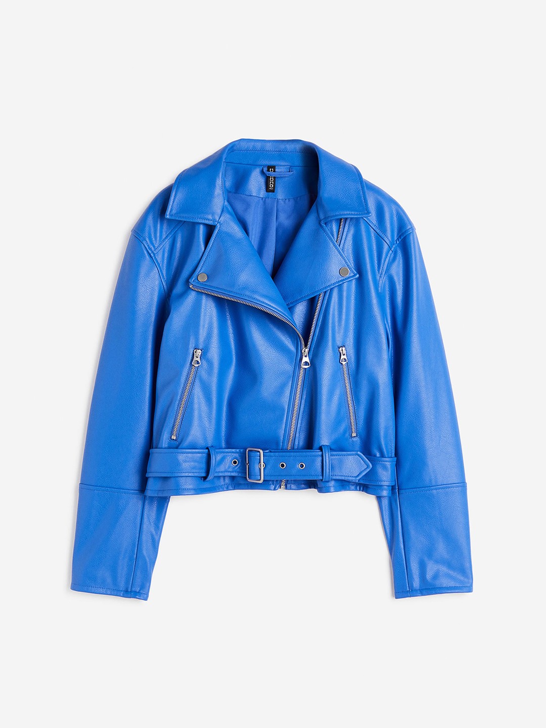 

H&M Women Biker Jacket, Blue