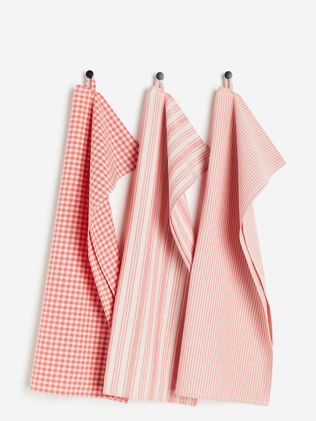 

H&M Red & White 3-Pack Cotton Tea Towels