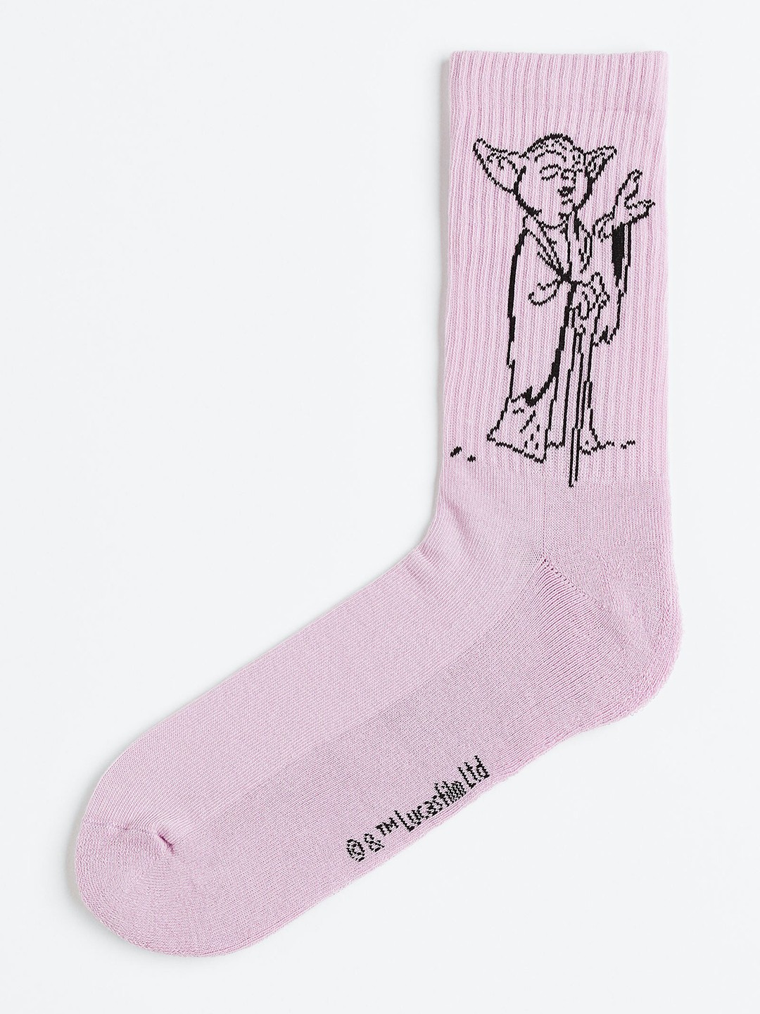 

H&M Men Motif-Detail Socks, Purple