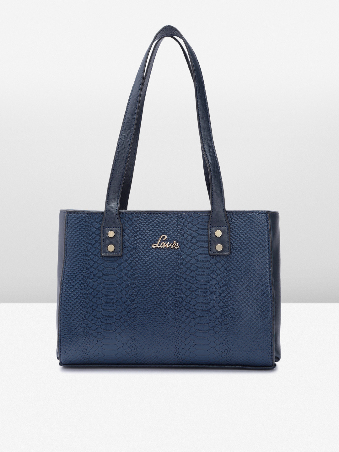 

Lavie Women Textured Shoulder Bag, Navy blue