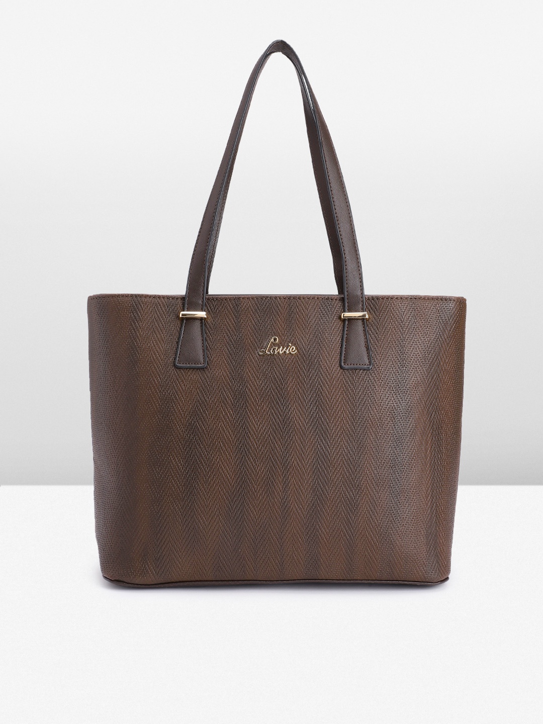 

Lavie Women Textured Shoulder Bag, Brown