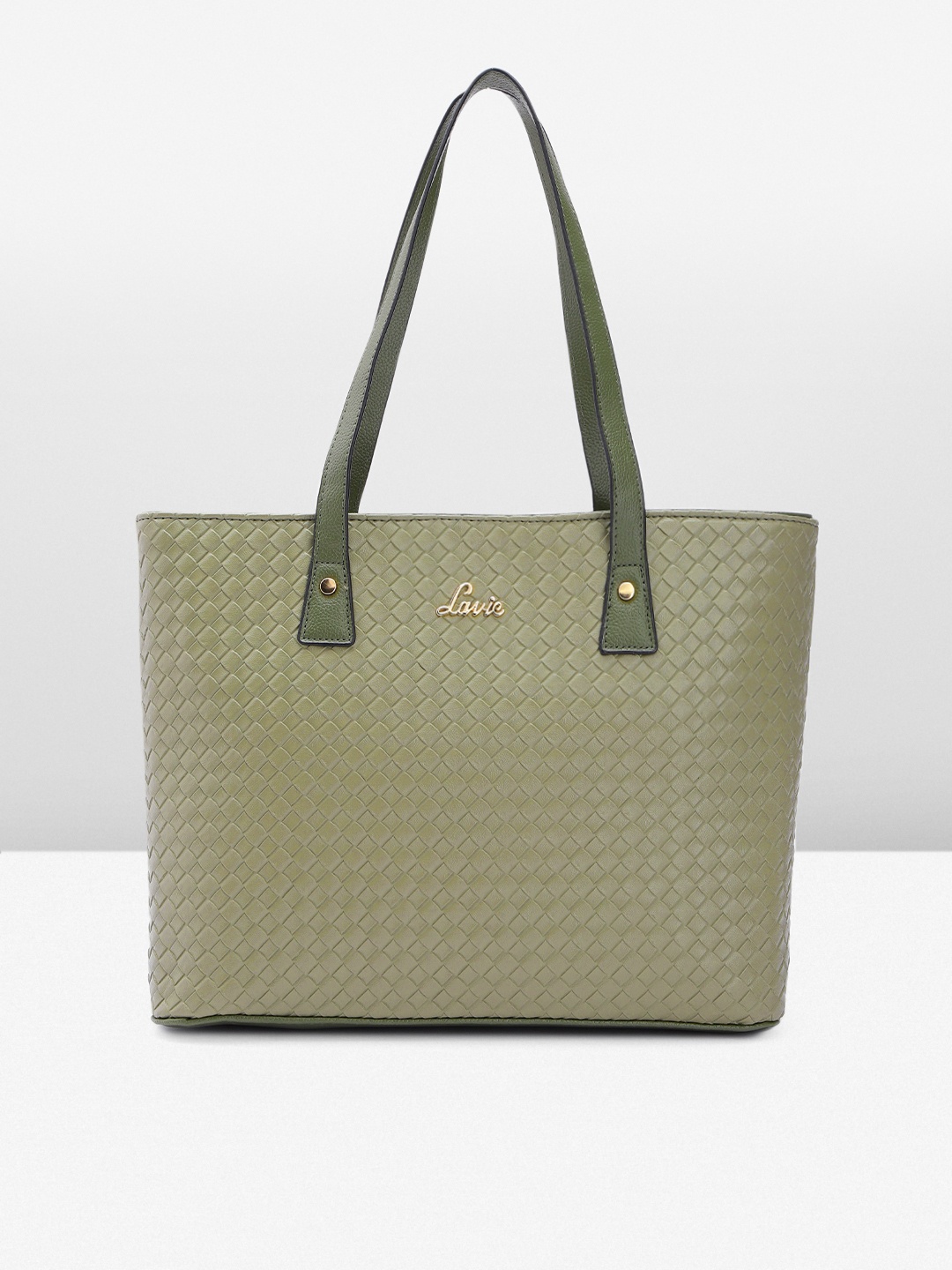 

Lavie Green Textured Shoulder Bag, Olive