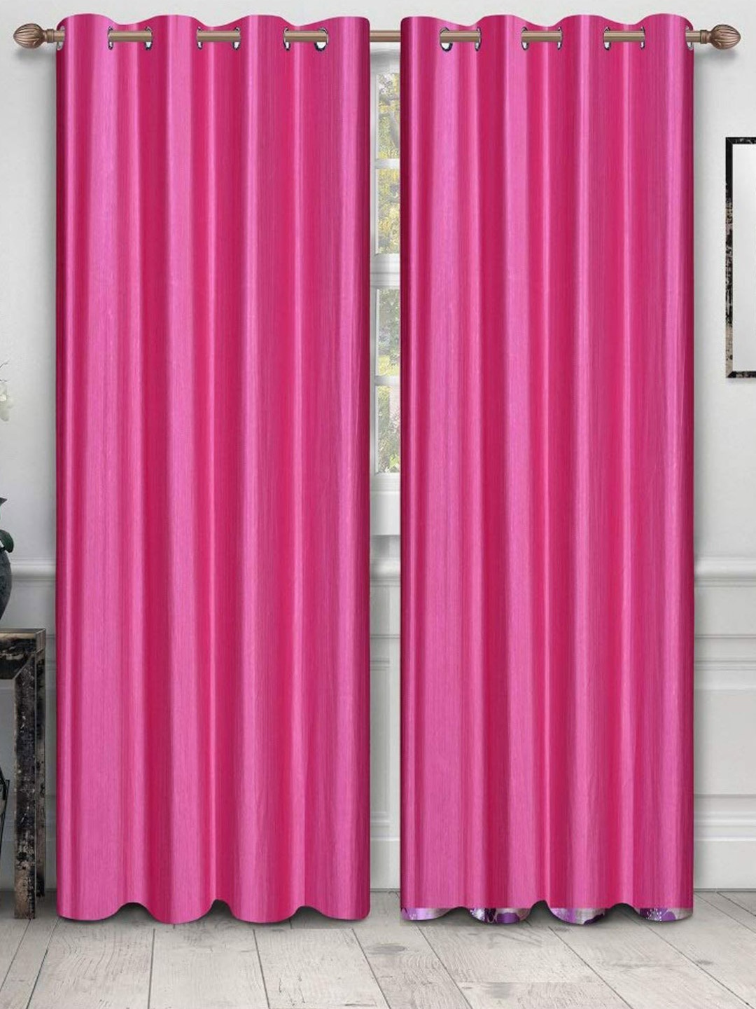 

Bajo's Pink Set of 2 Door Curtain