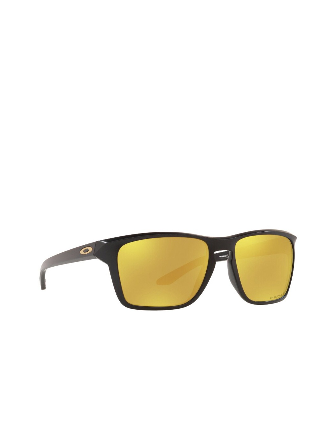 

OAKLEY Men Lens & Rectangle Sunglasses With Polarised Lens, Black