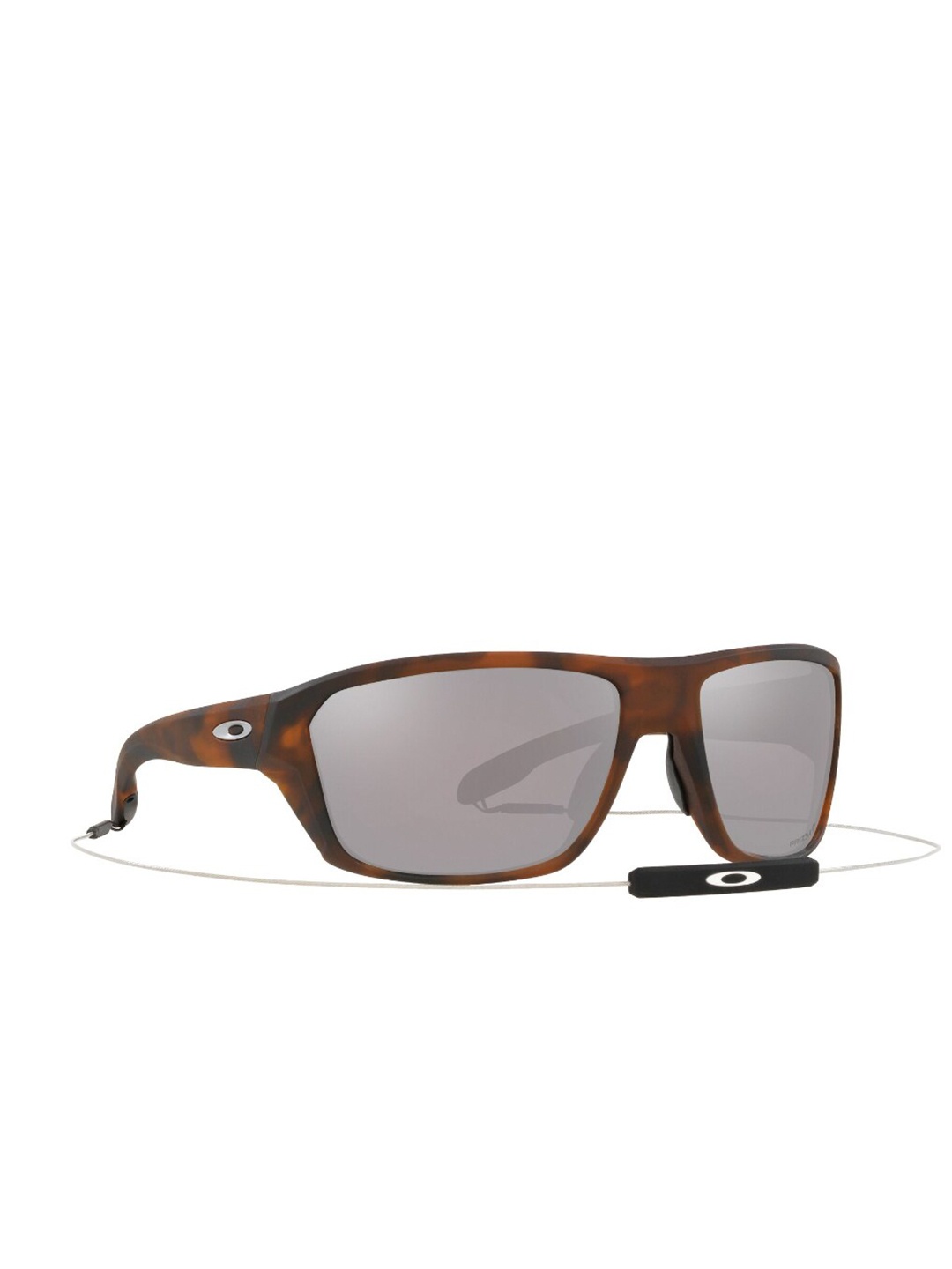 

OAKLEY Men Lens & Rectangle Sunglasses with Polarised Lens, Grey