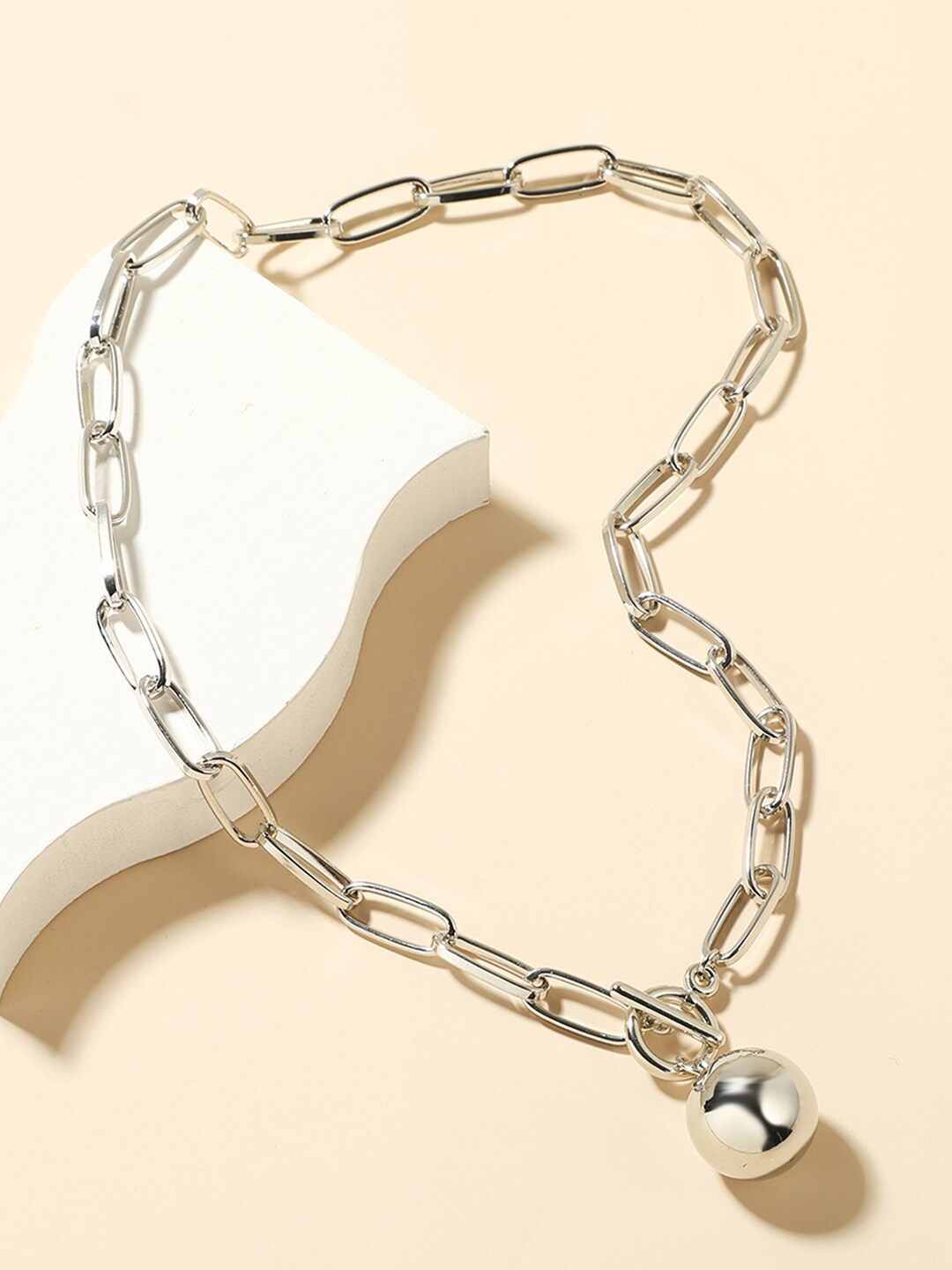 

Peora Silver-Plated Slip On Necklace