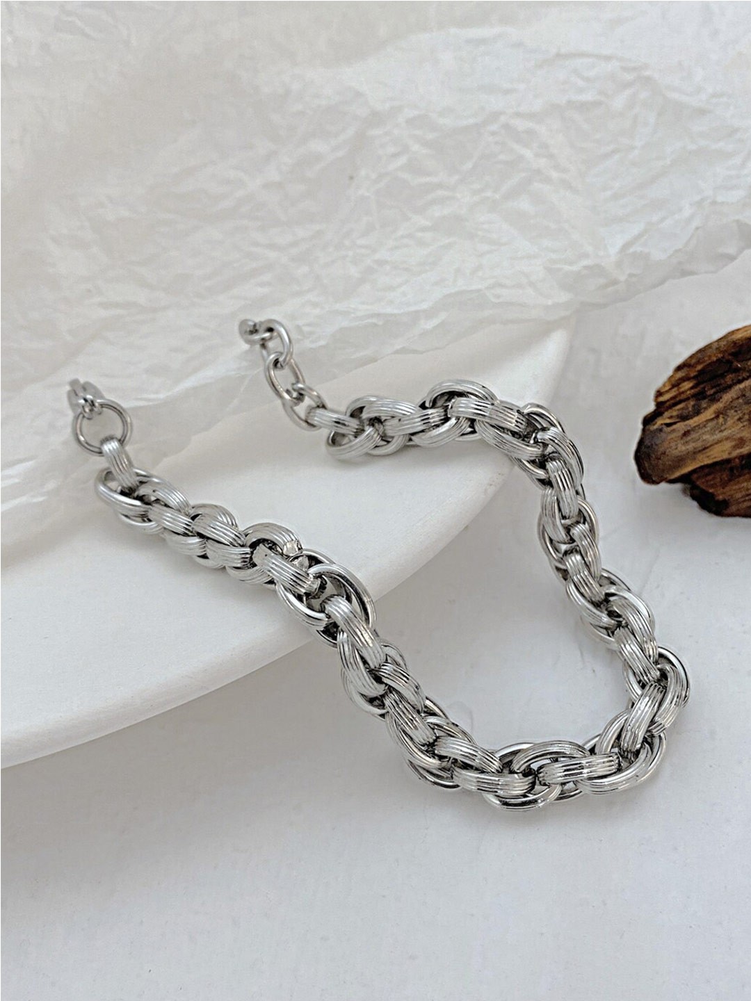 

Peora Silver-Plated Link Bracelet