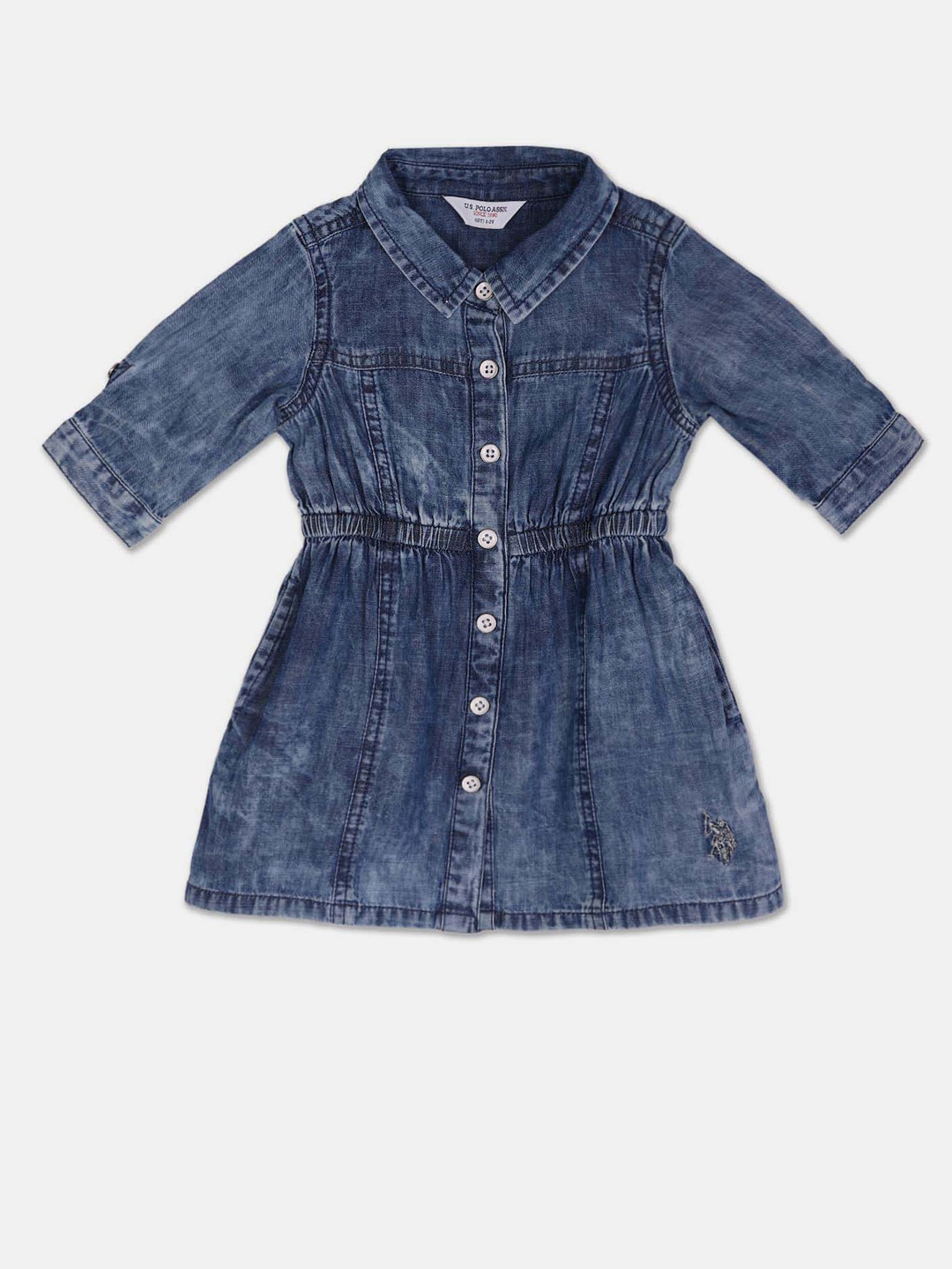

U.S. Polo Assn. Kids Girls Shirt Dress, Blue