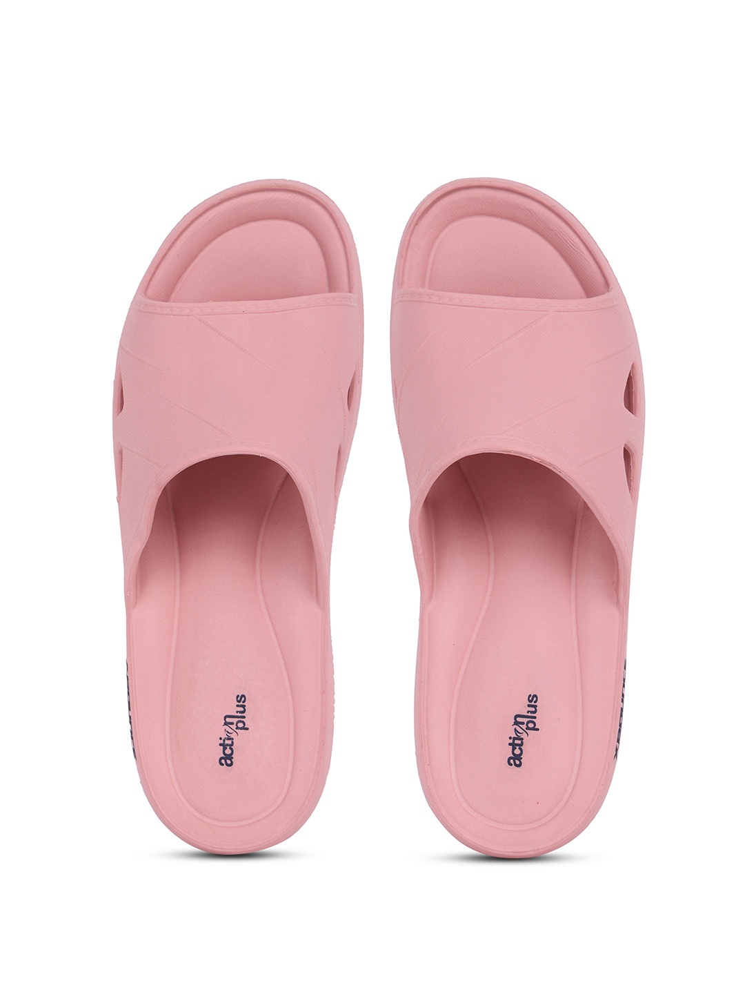 

Action Women Rubber Sliders, Pink