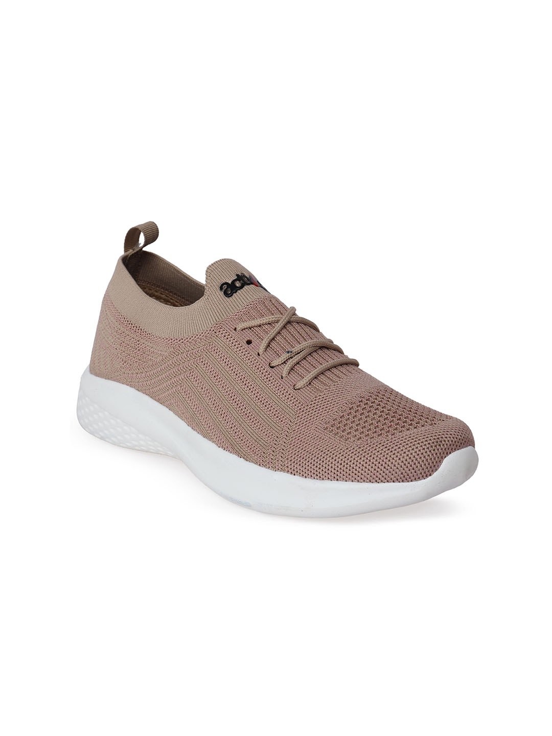 

Action Women Woven Design Comfort Insole Canvas Sneakers, Peach