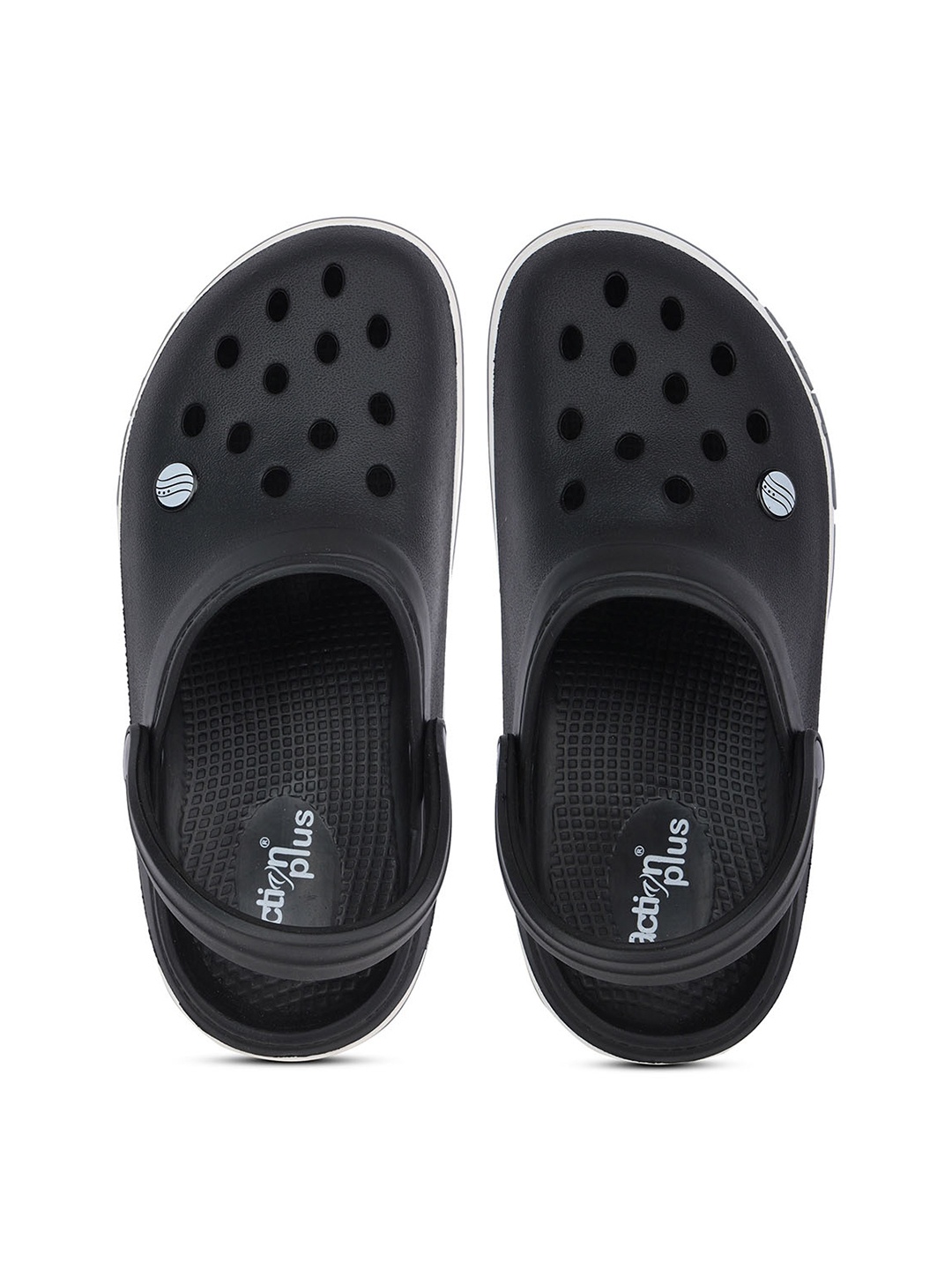 

Action Women Perforated Rubber Clogs, Black