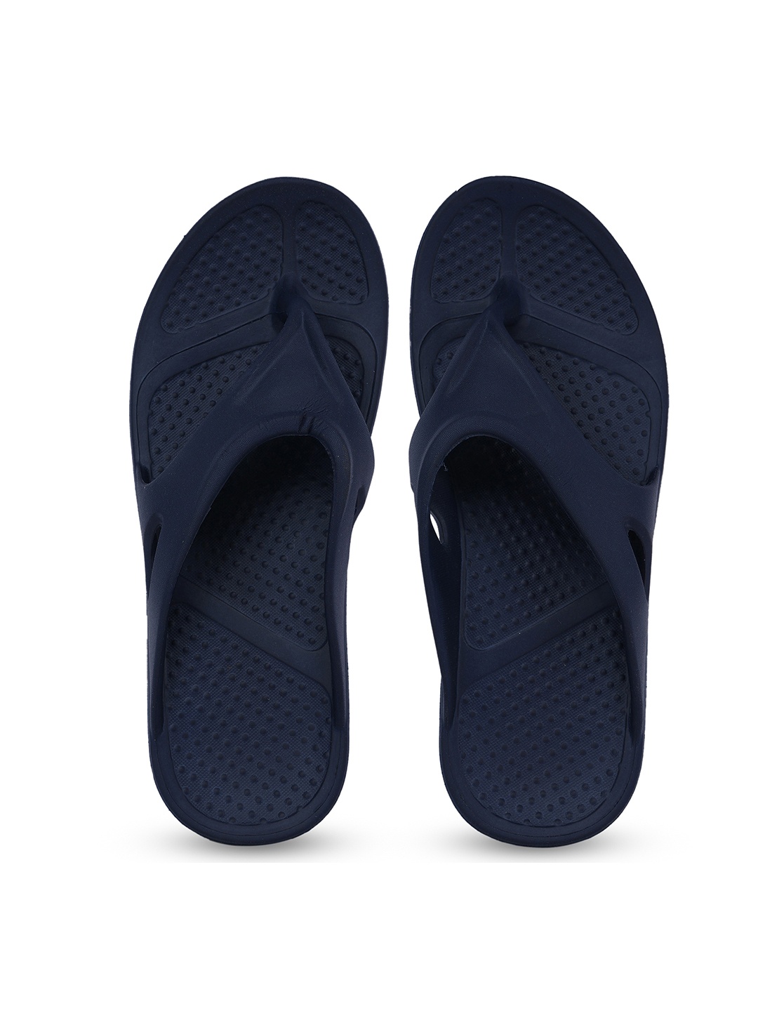 

Action Women Textured Rubber Thong Flip-Flops, Navy blue
