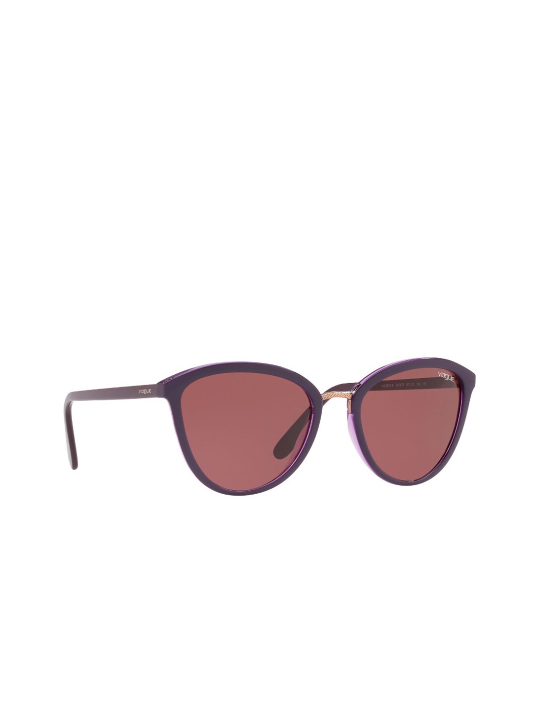 

vogue Women Cateye Sunglasses with UV Protected Lens 8056597020763, Violet