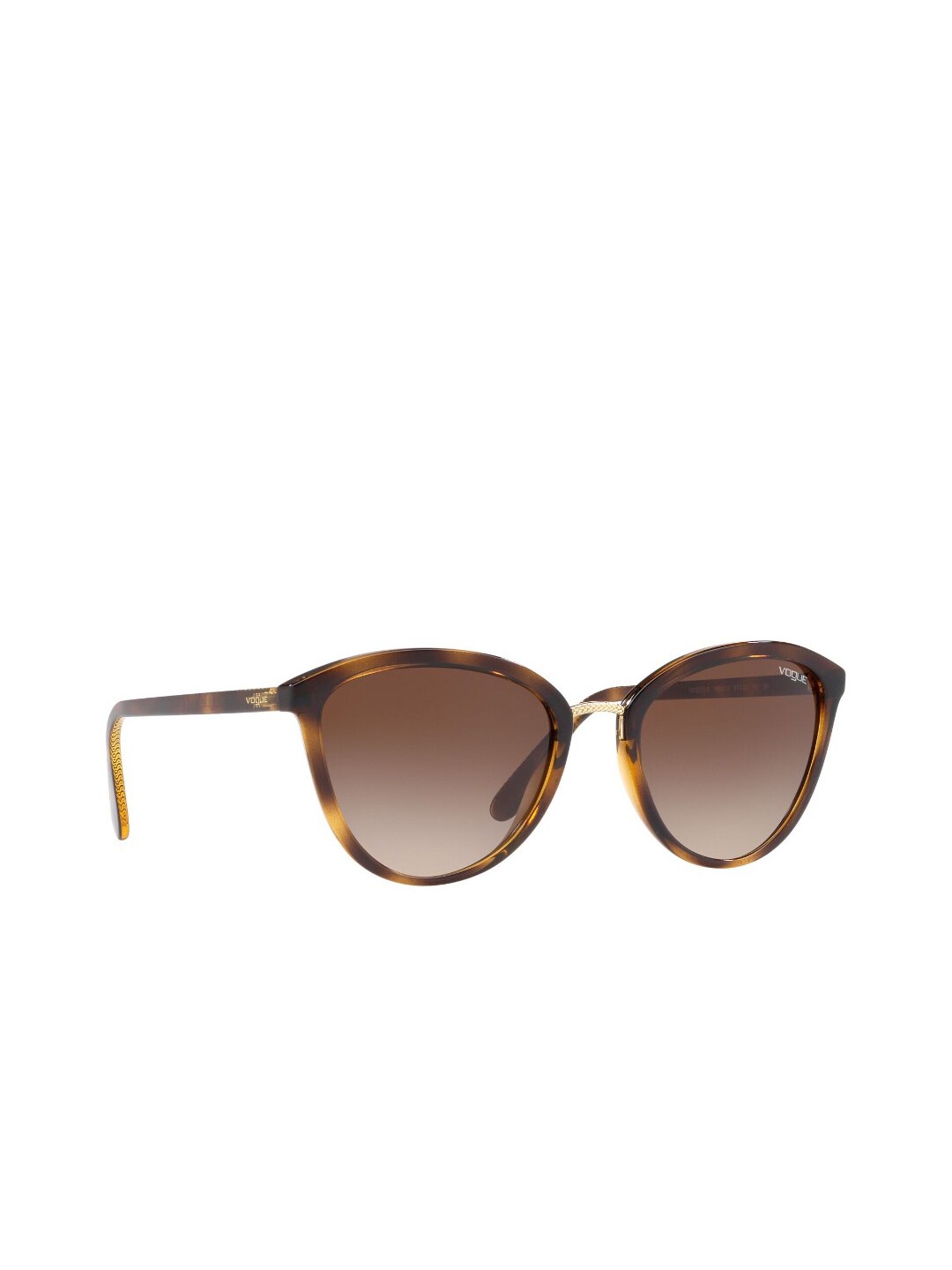 

vogue Women Cateye Sunglasses with UV Protected Lens 8056597020749, Brown