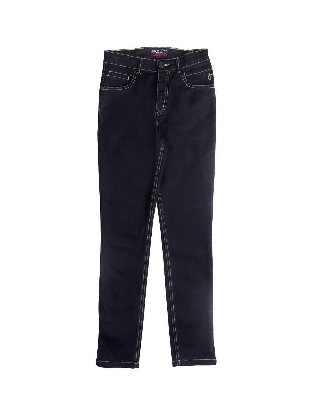 

Gini and Jony Boys Mid-Rise Jeans, Navy blue