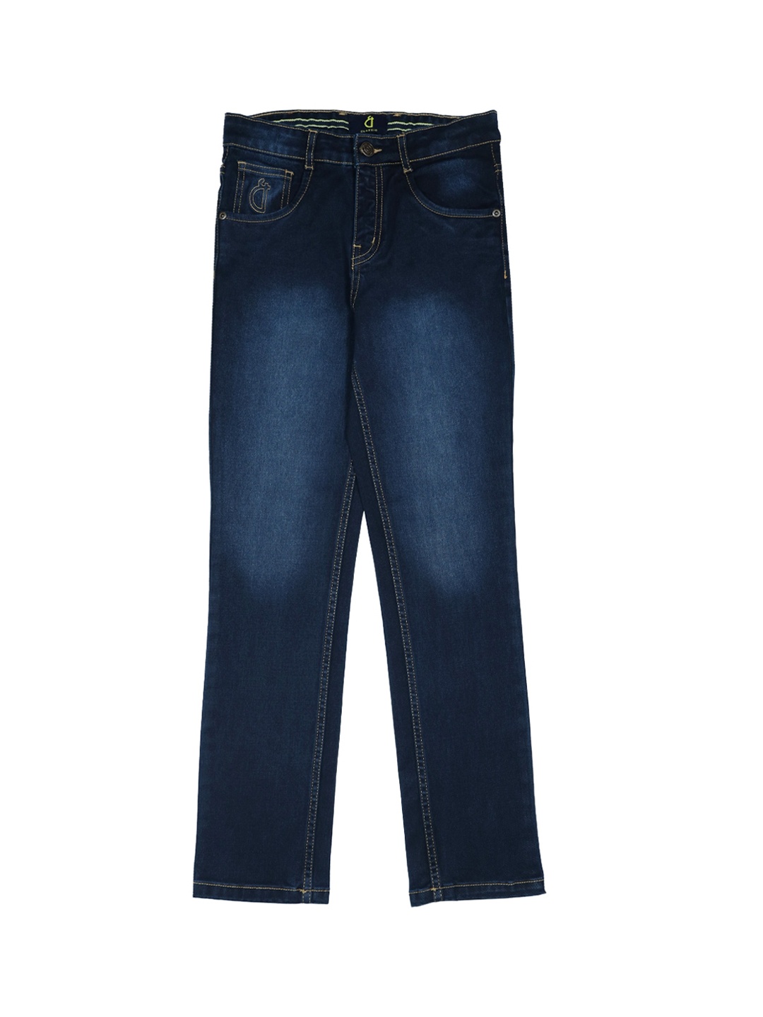 

Gini and Jony Boys Mid-Rise Light Fade Jeans, Navy blue