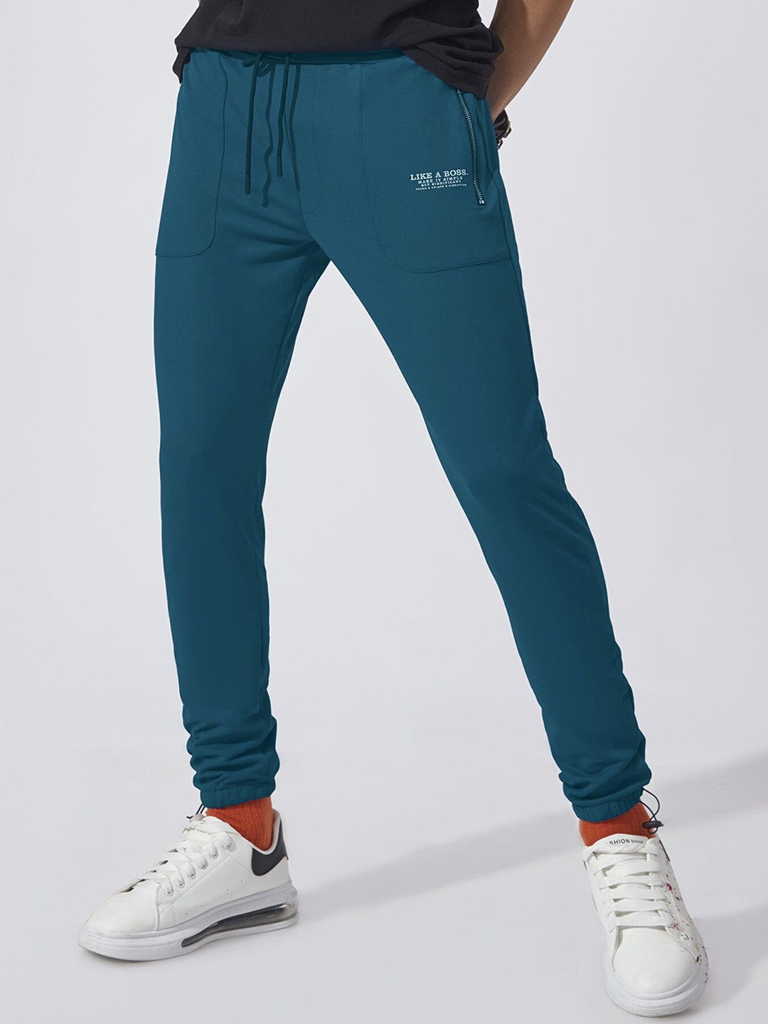

Maniac Men Mid-Rise Slim-Fit Joggers, Blue