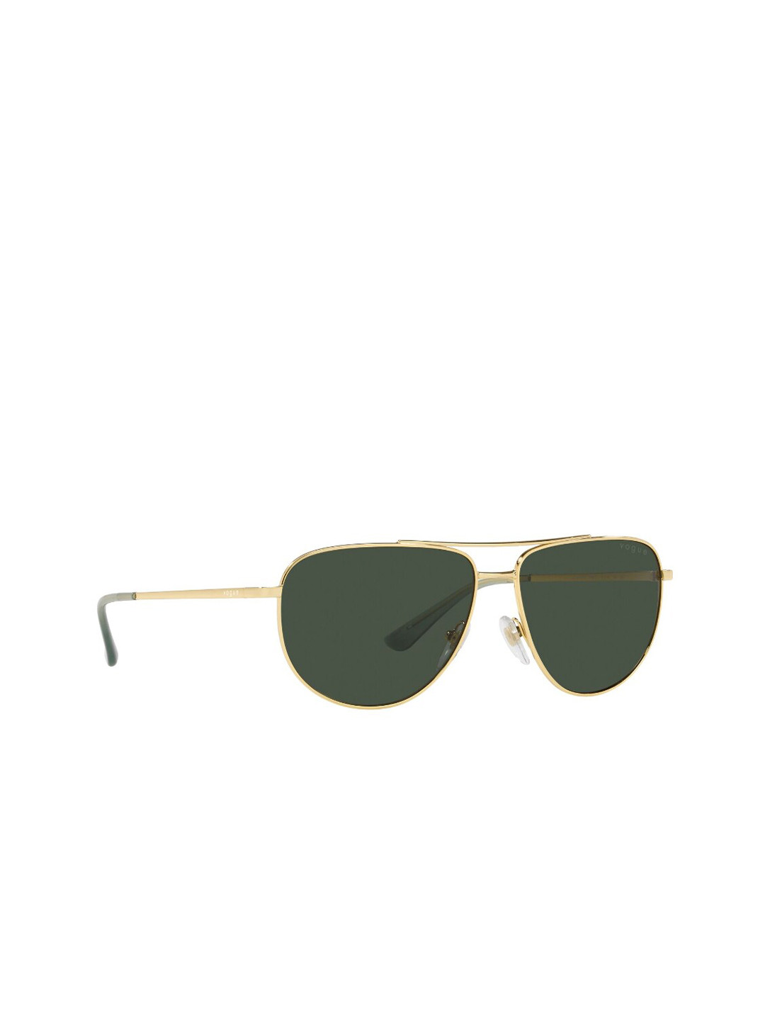 

vogue Men Round UV Protected Lens Metal Sunglasses, Green