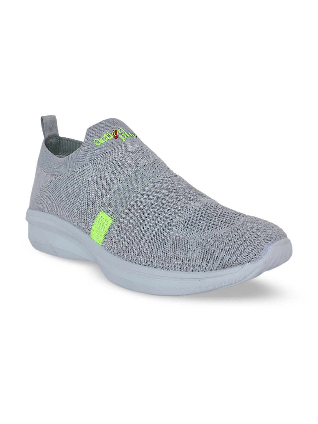 

Action Men Woven Design Slip-On Sneakers, Grey