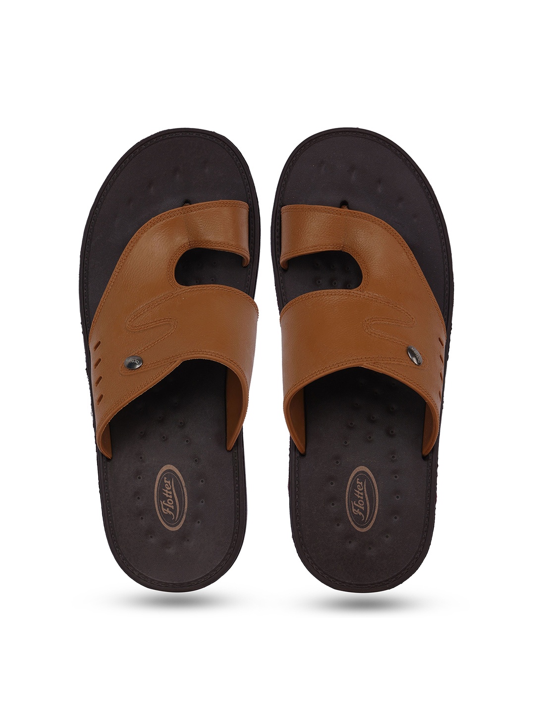 

Action Men Textured Open Toe Comfortable Sandals, Tan