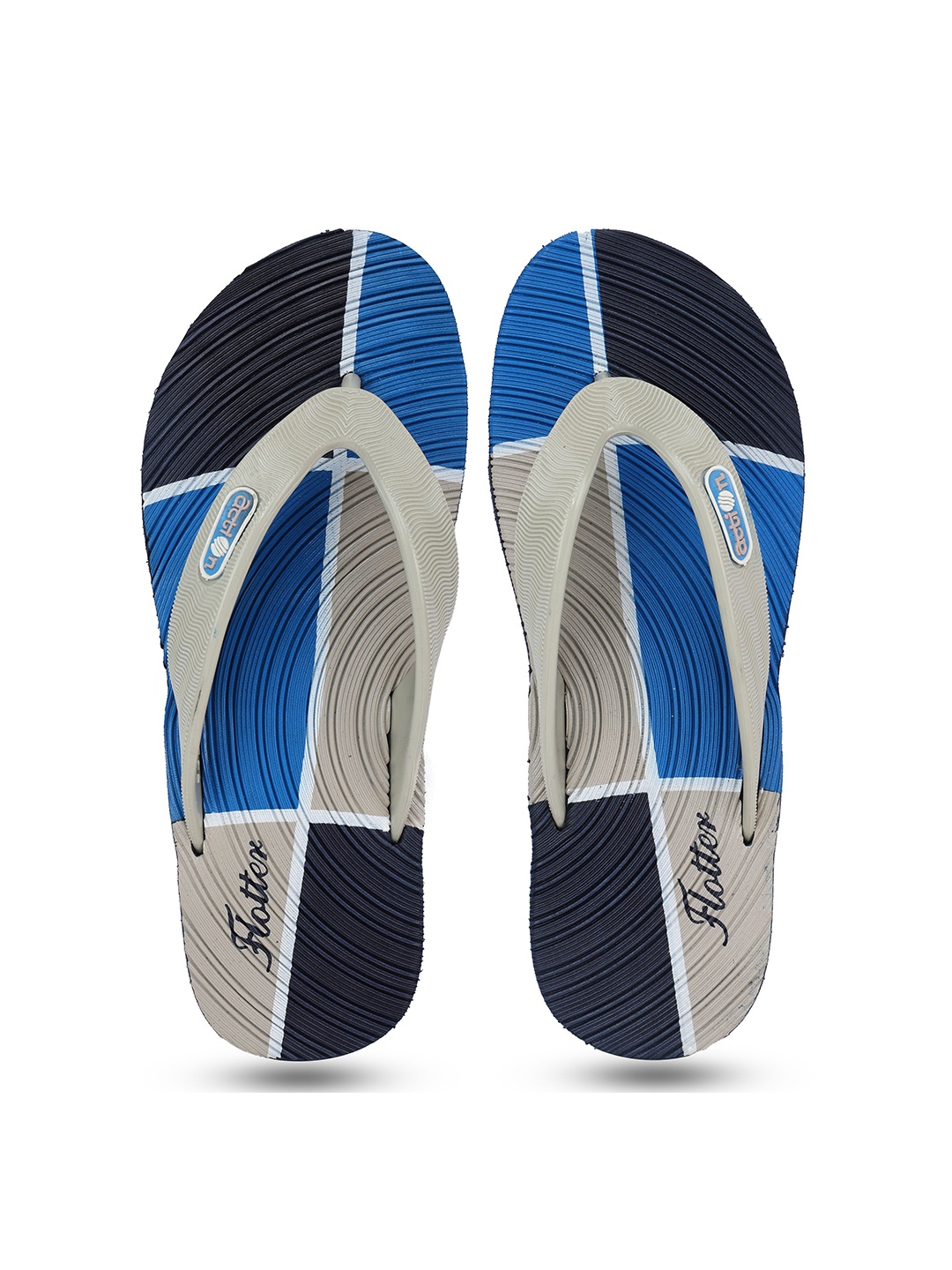 

Action Men Colourblocked Thong Flip-Flops, Blue