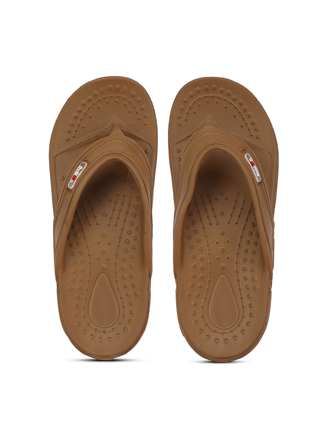 

Action Men Rubber Thong Flip-Flops, Brown