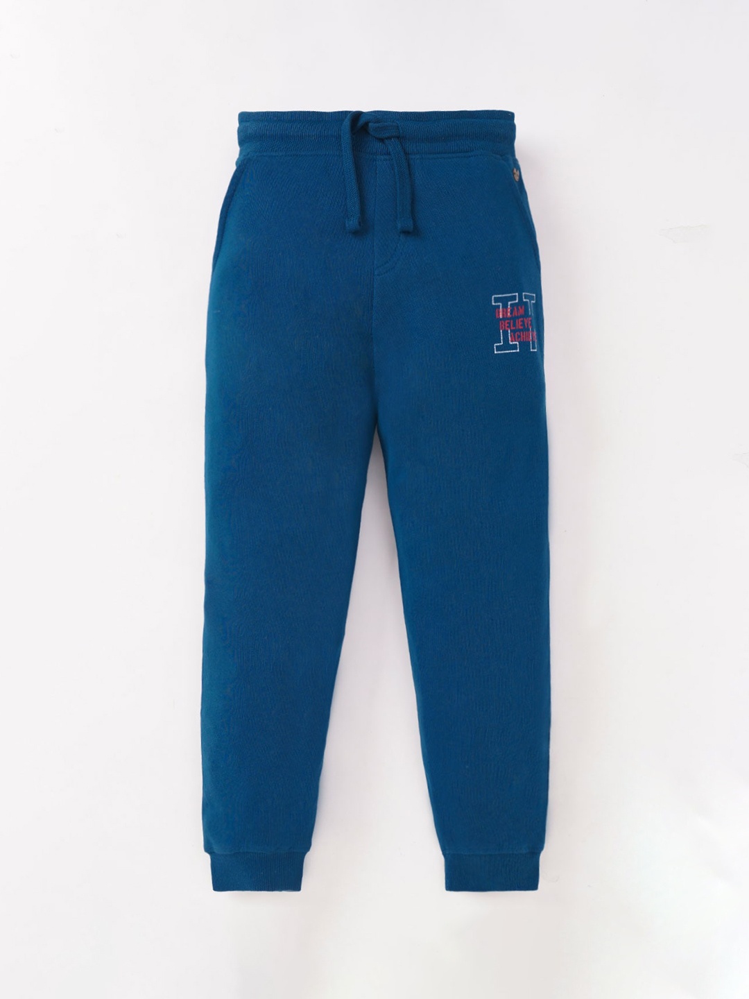 

Ed-a-Mamma Boys Pure Cotton Mid-Rise Joggers, Navy blue