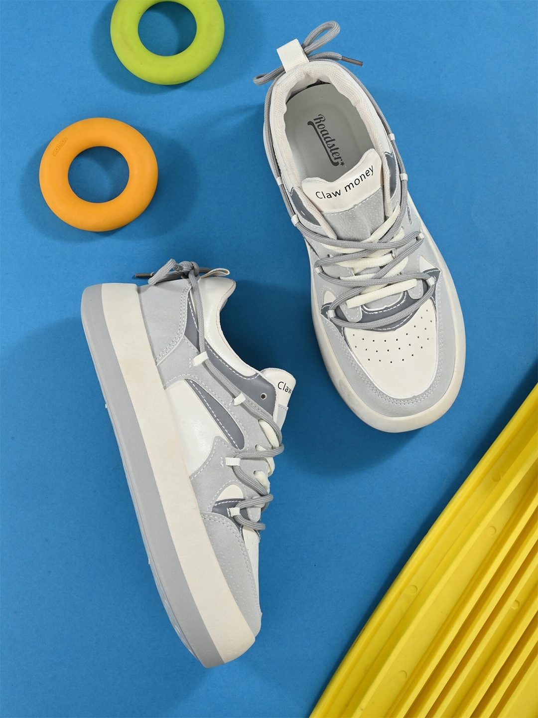 

The Roadster Lifestyle Co. Women Non-Marking Walking Sports Shoes, White