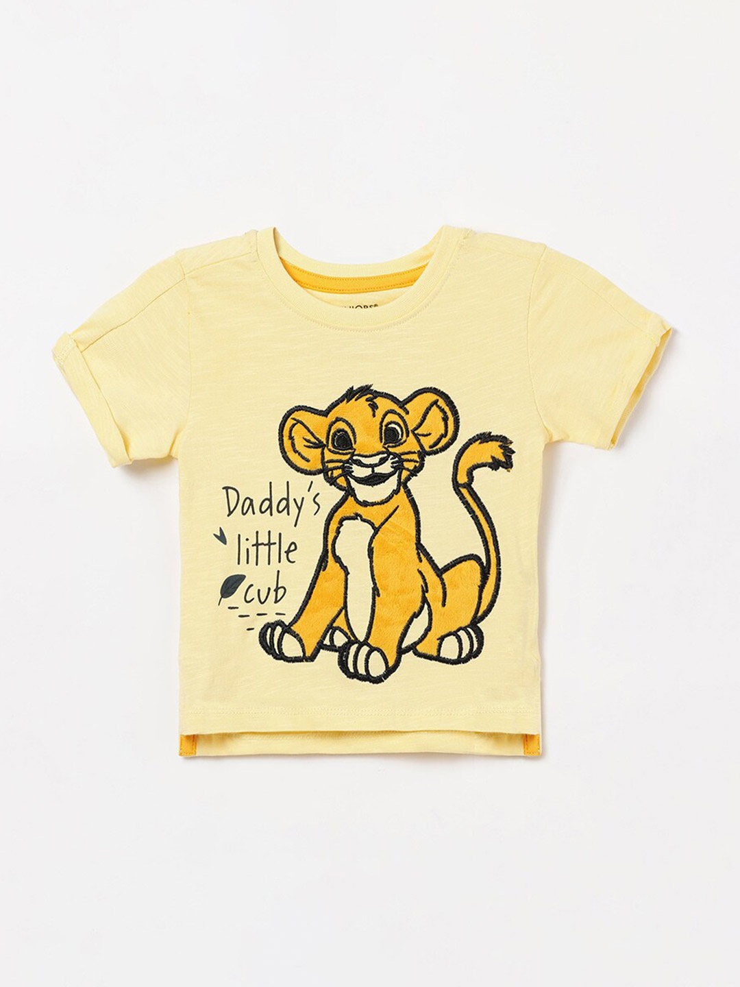 

Juniors by Lifestyle Boys Lion King Printed Pure Cotton T-shirt, Yellow