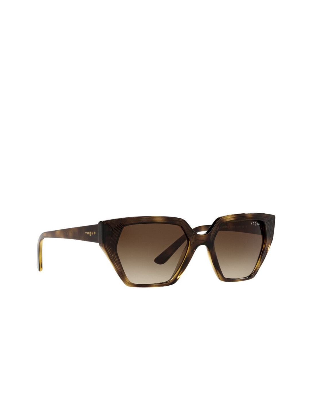 

vogue Women Lens & Oversized Sunglasses with UV Protected Lens, Brown