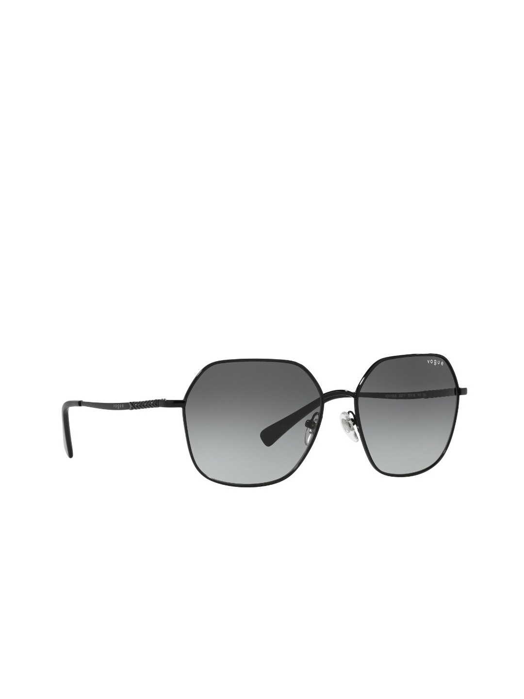 

vogue Women Oversized Sunglasses with UV Protected Lens 8056597424493, Black