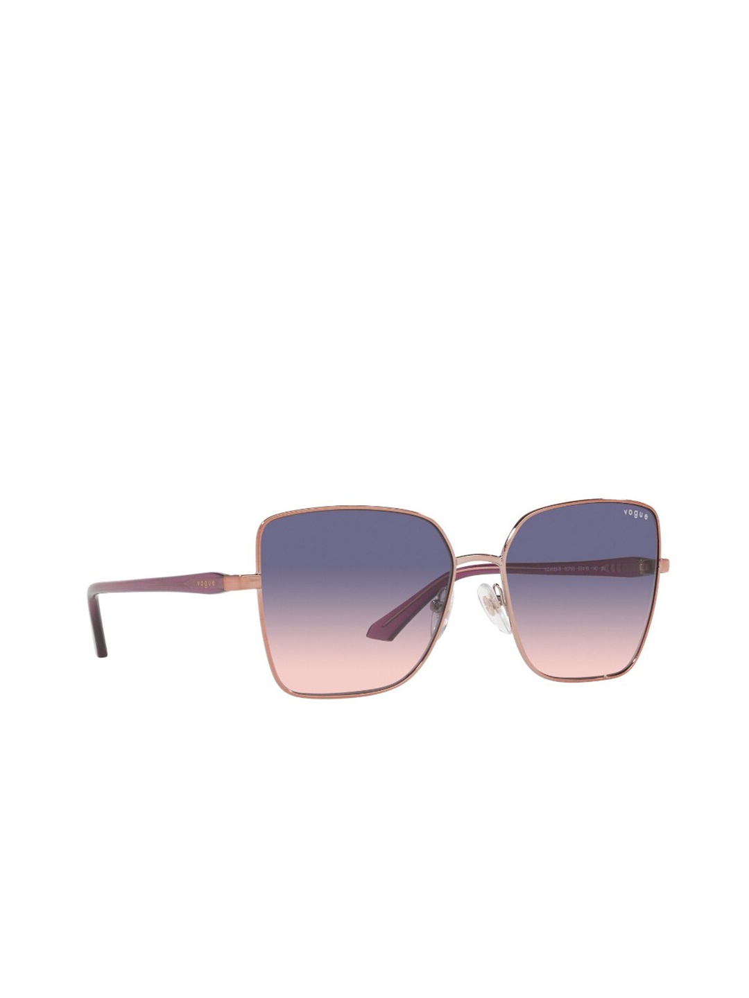 

VOGUE EYEWEAR Women Gradient Lens Butterfly Sunglasses - 0VO4199S5075I658, Pink