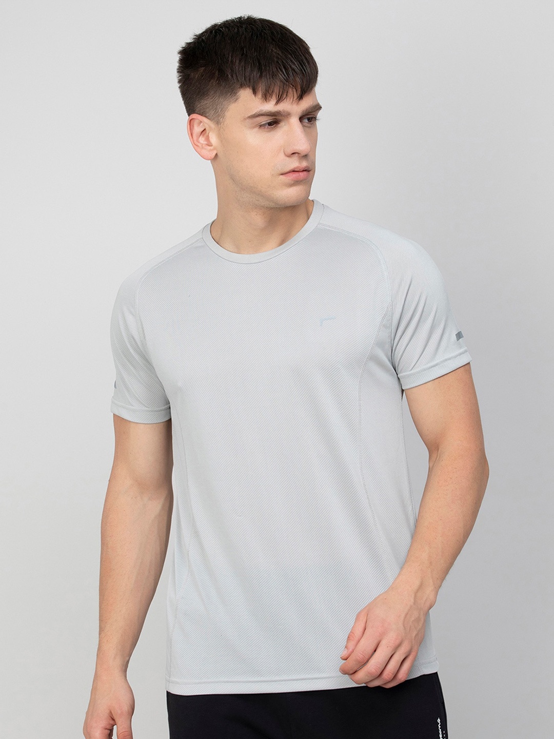 

Fame Forever by Lifestyle Round Neck Raglan Sleeves T-shirt, Grey