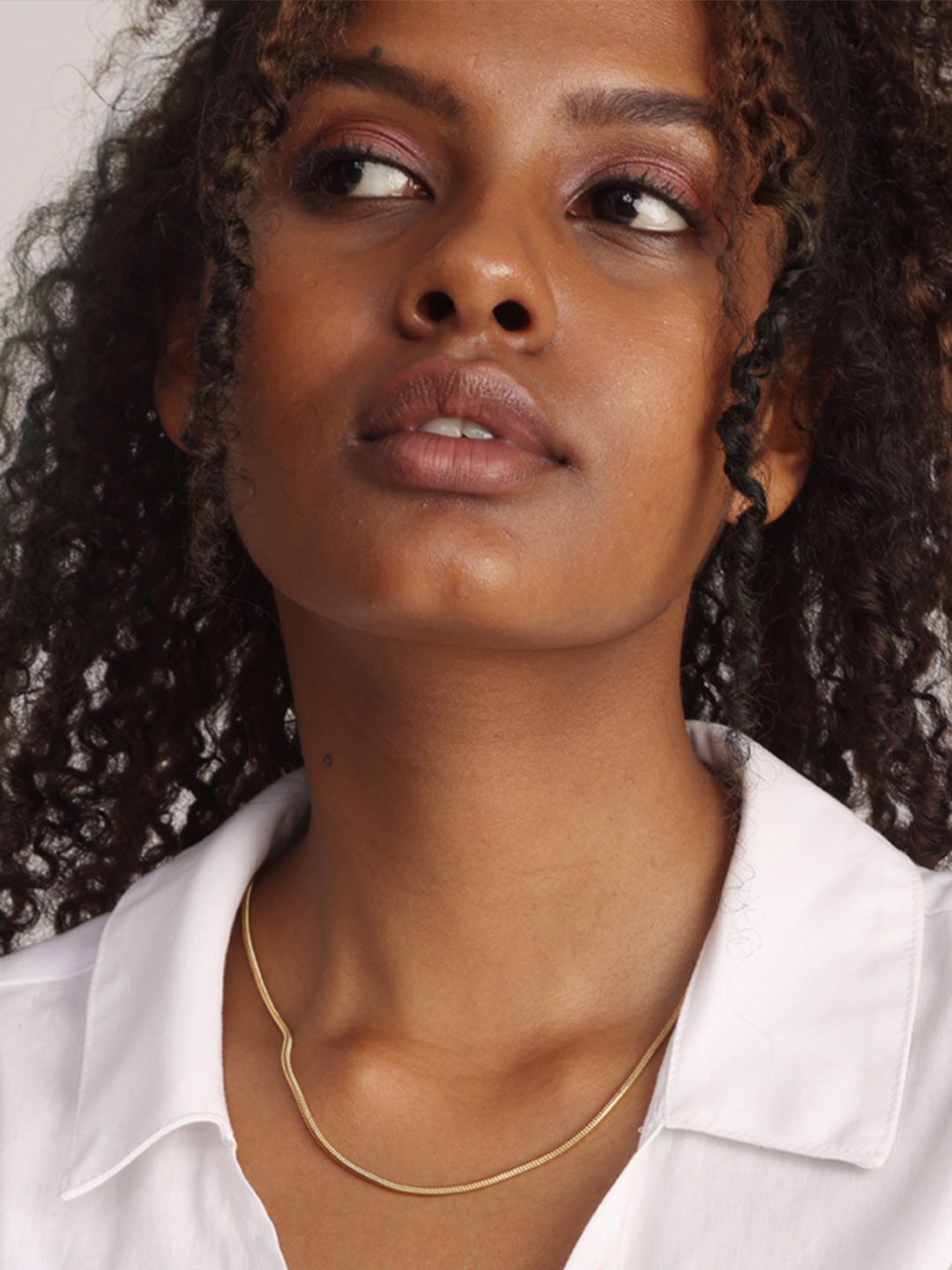 

PALMONAS Gold-Plated Minimal Chain