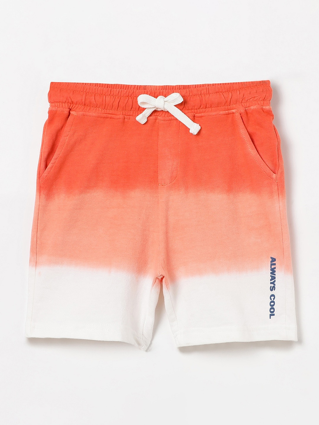 

Fame Forever by Lifestyle Boys Ombre Cotton Shorts, Coral