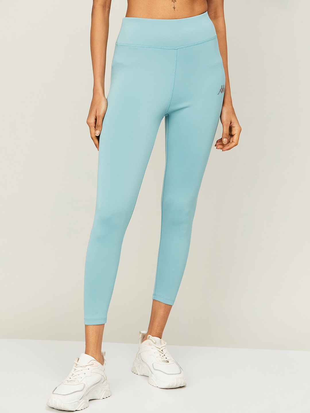 

Kappa Women Pure Cotton Three-Fourth Length Tights, Blue