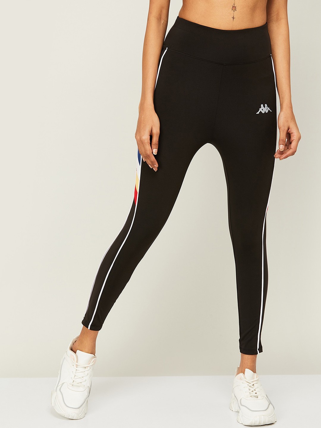 

Kappa Women Slim-Fit Gym Tights, Black