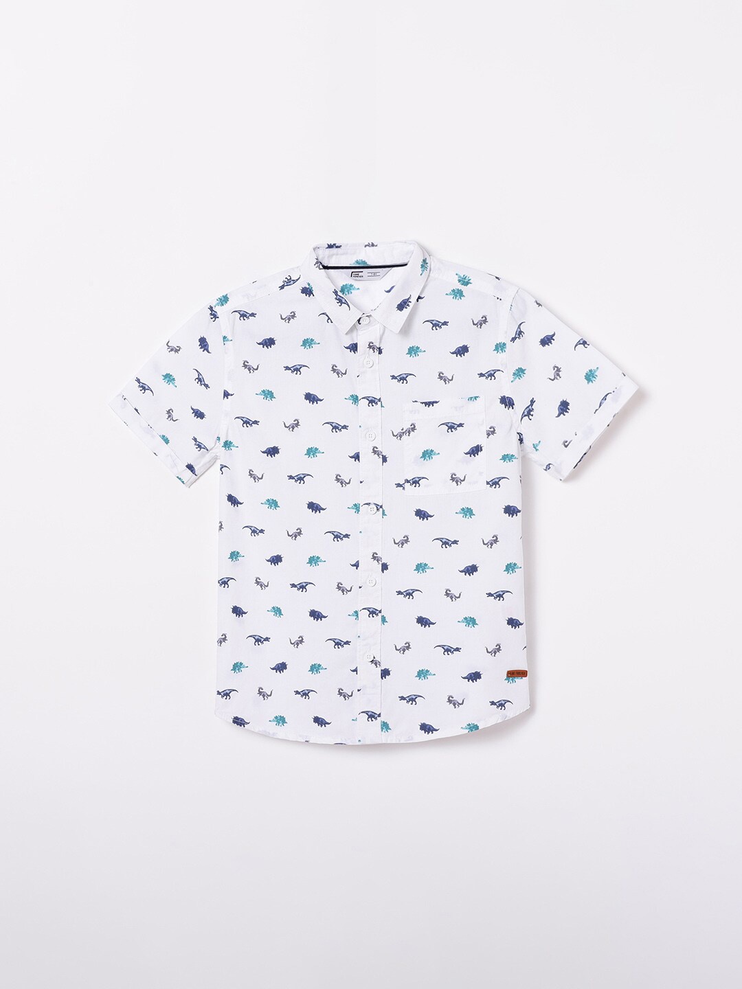 

Fame Forever by Lifestyle Boys White Printed Casual Shirt