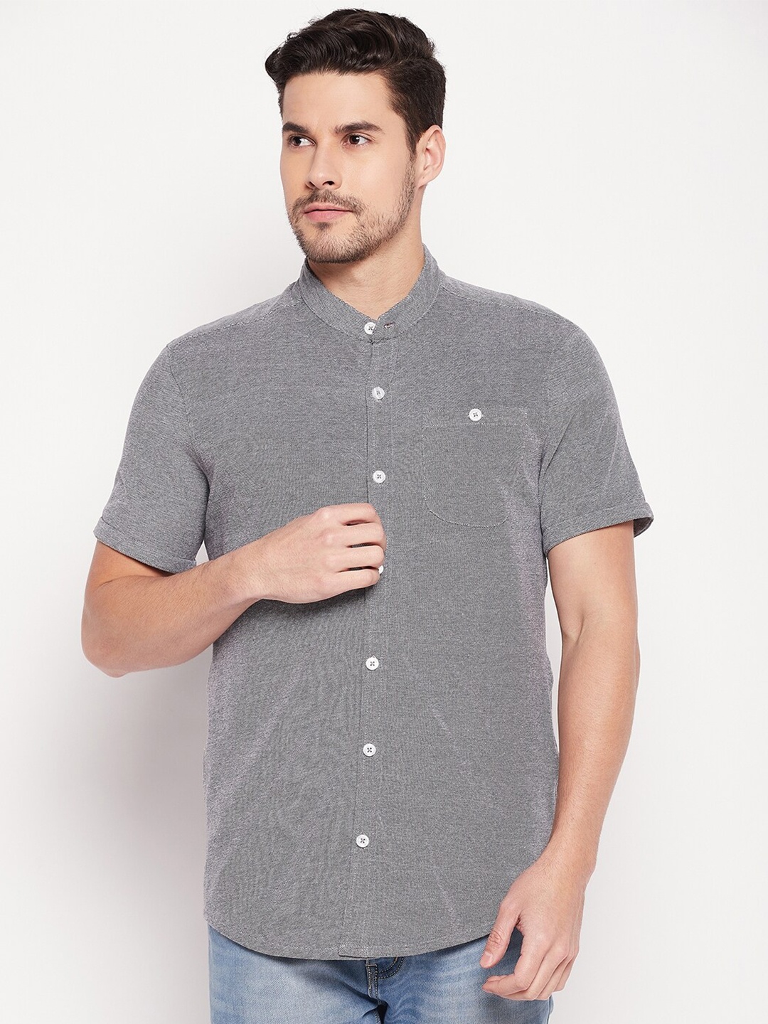 

Club York Men Black Casual Shirt